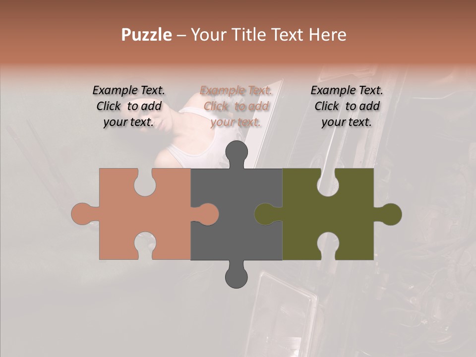 Car Care Automobile Tool PowerPoint Template