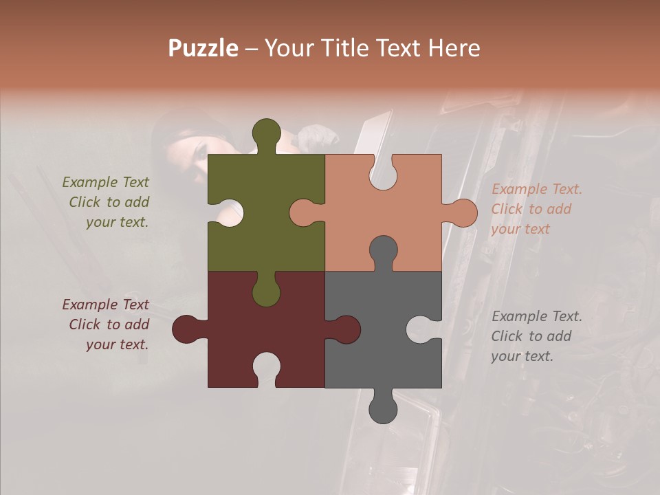 Car Care Automobile Tool PowerPoint Template