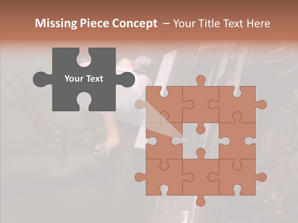 Car Care Automobile Tool PowerPoint Template