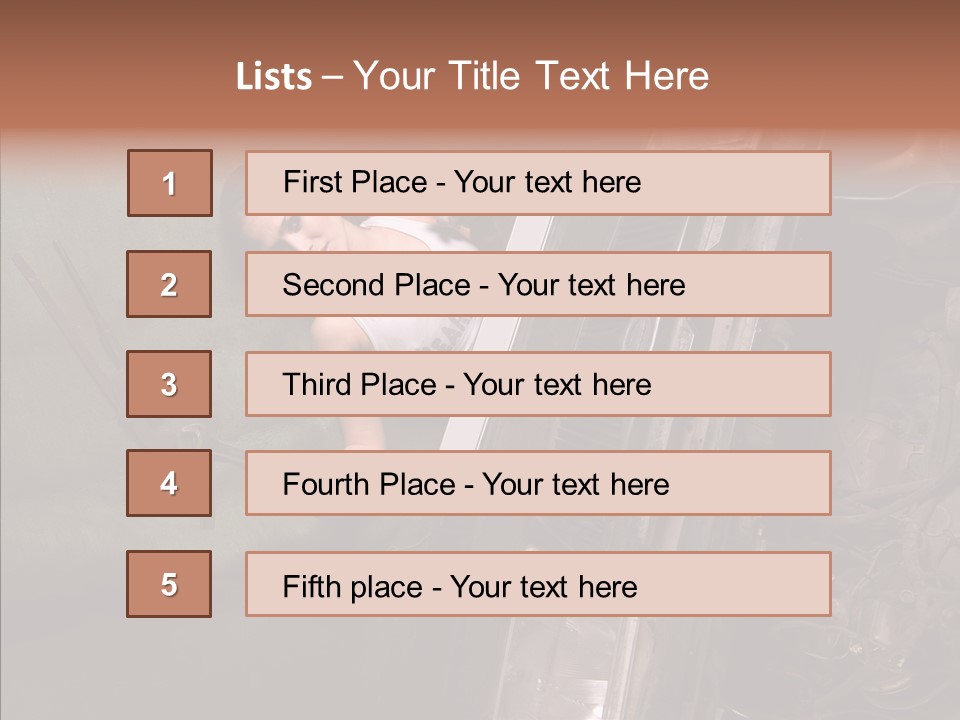 Car Care Automobile Tool PowerPoint Template