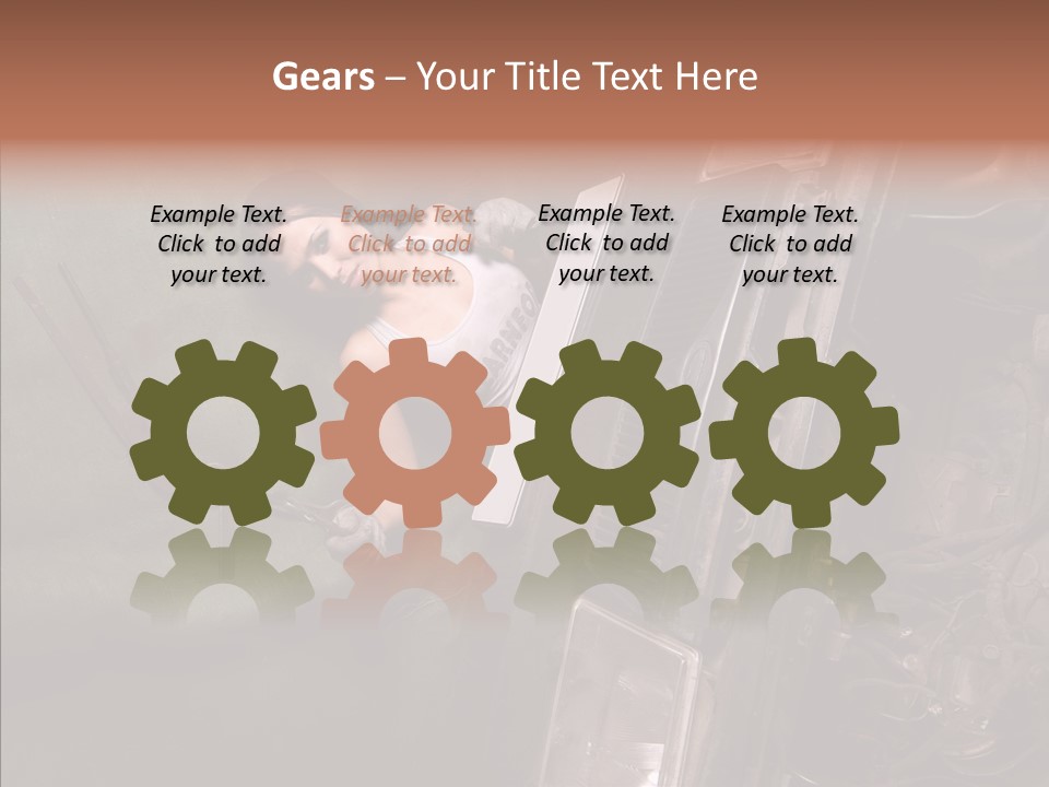 Car Care Automobile Tool PowerPoint Template