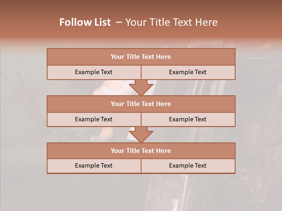Car Care Automobile Tool PowerPoint Template