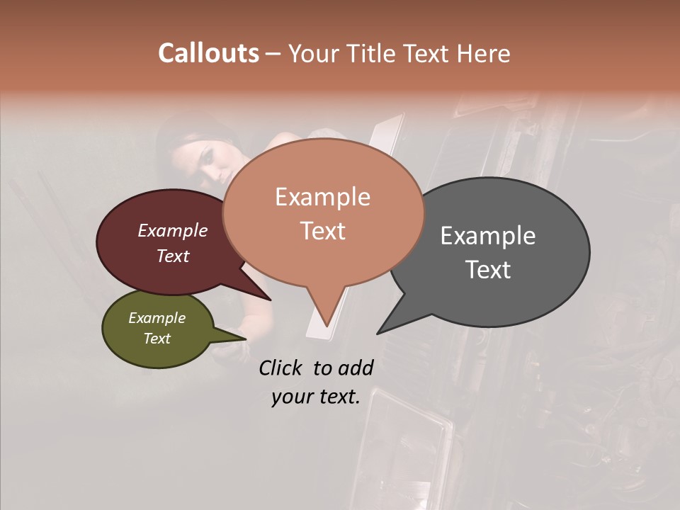 Car Care Automobile Tool PowerPoint Template