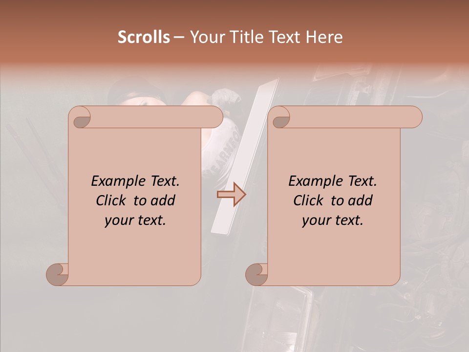Car Care Automobile Tool PowerPoint Template