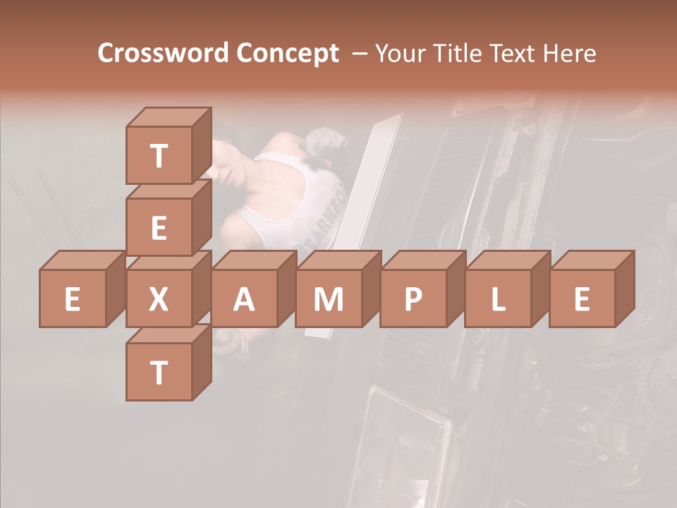Car Care Automobile Tool PowerPoint Template