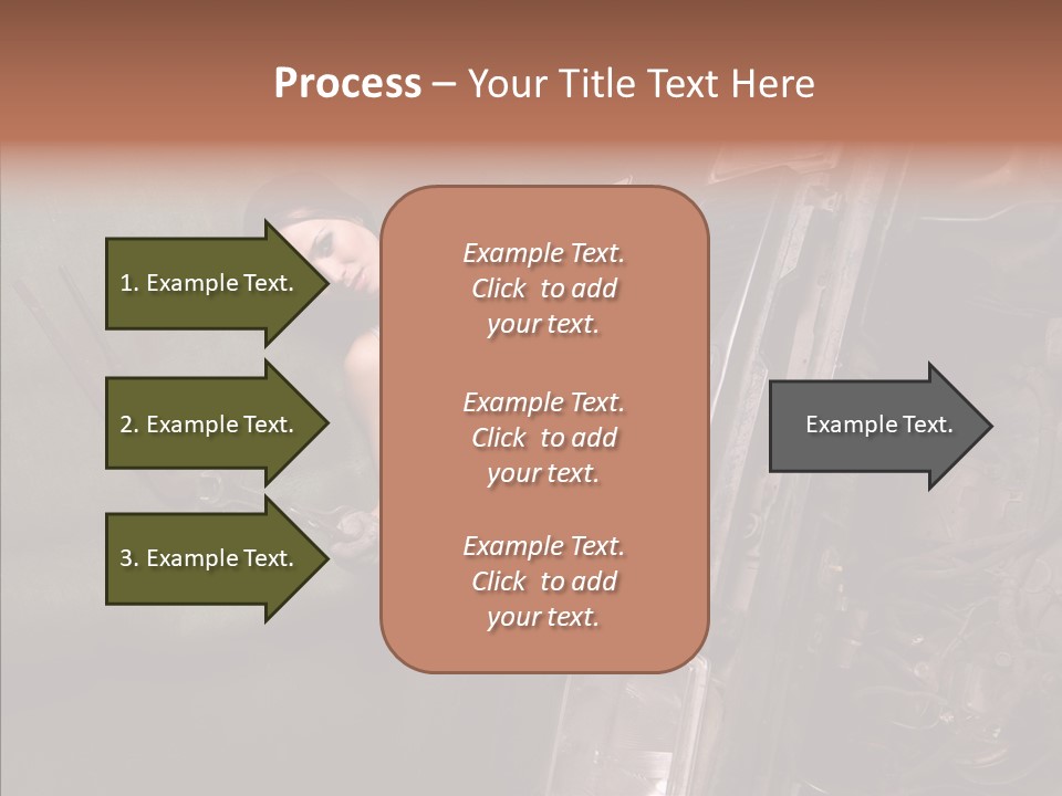 Car Care Automobile Tool PowerPoint Template
