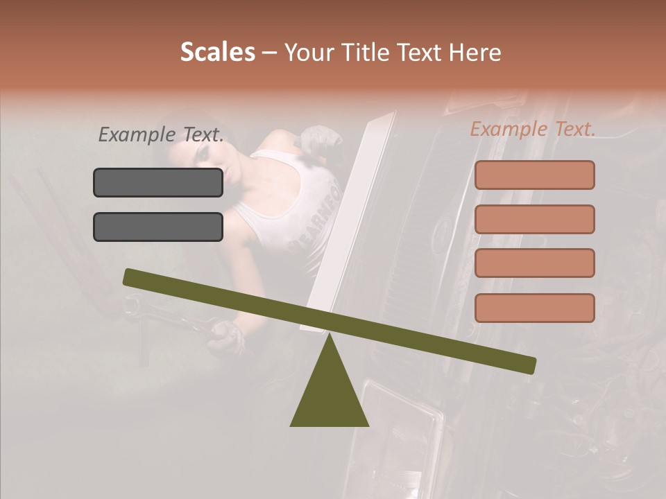 Car Care Automobile Tool PowerPoint Template