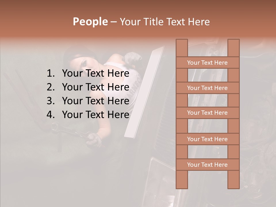 Car Care Automobile Tool PowerPoint Template
