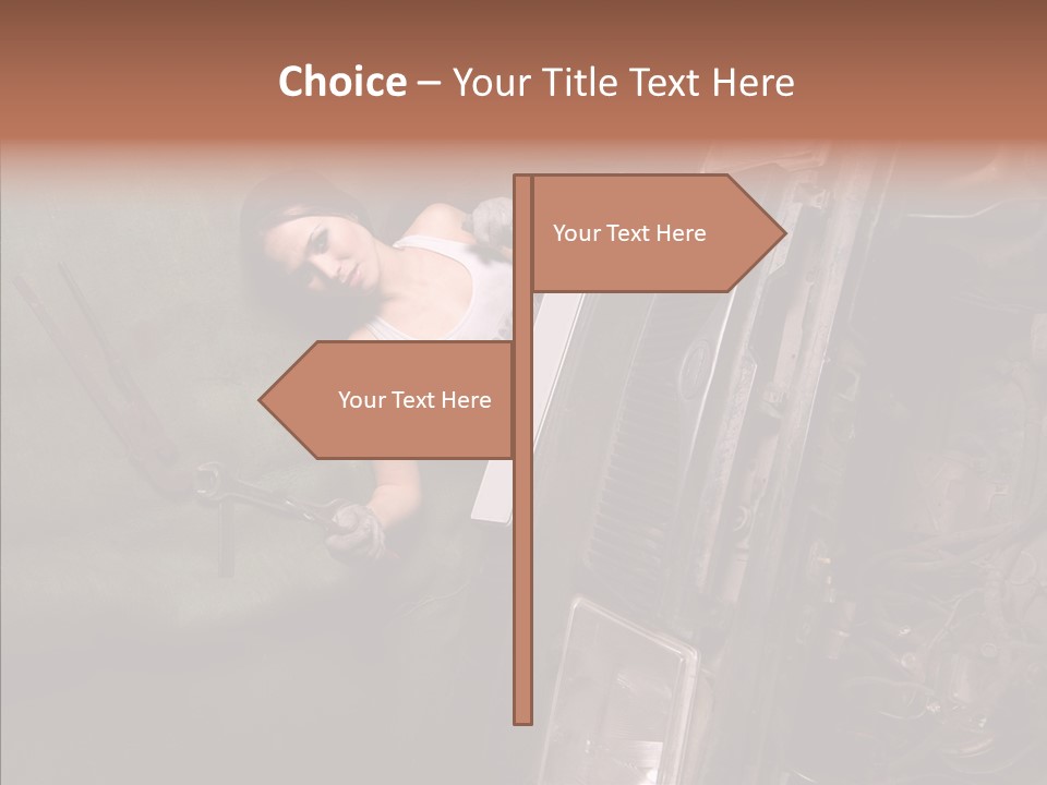 Car Care Automobile Tool PowerPoint Template