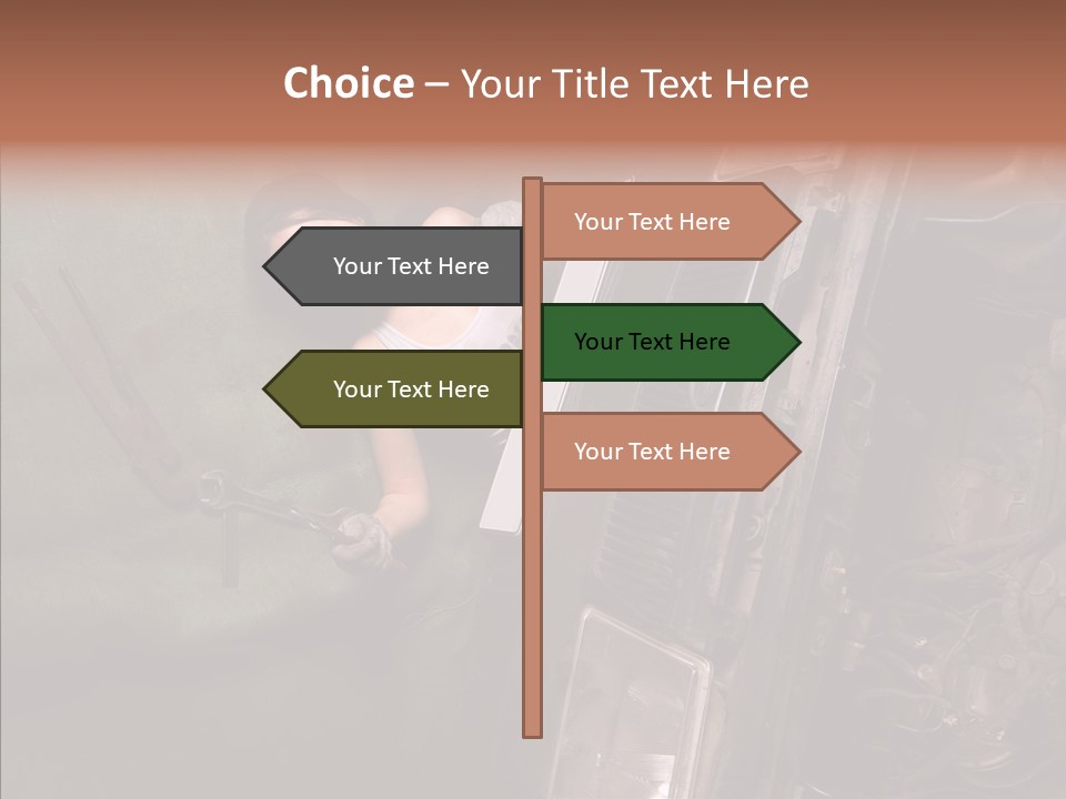 Car Care Automobile Tool PowerPoint Template