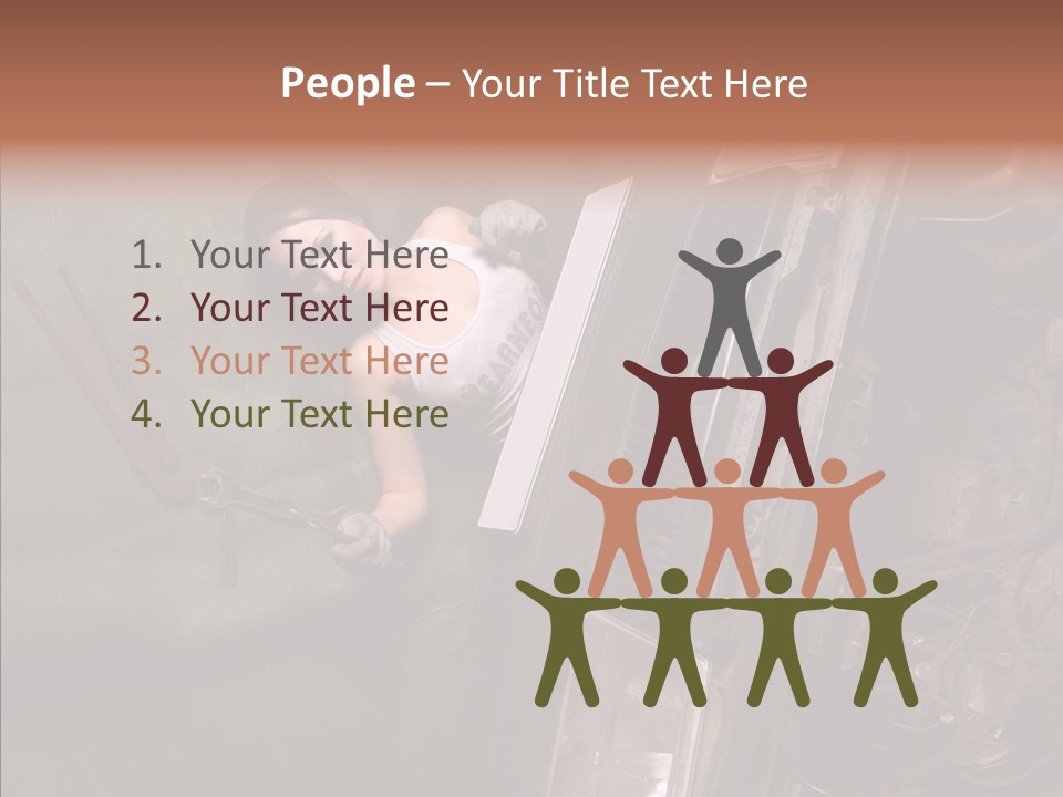 Car Care Automobile Tool PowerPoint Template