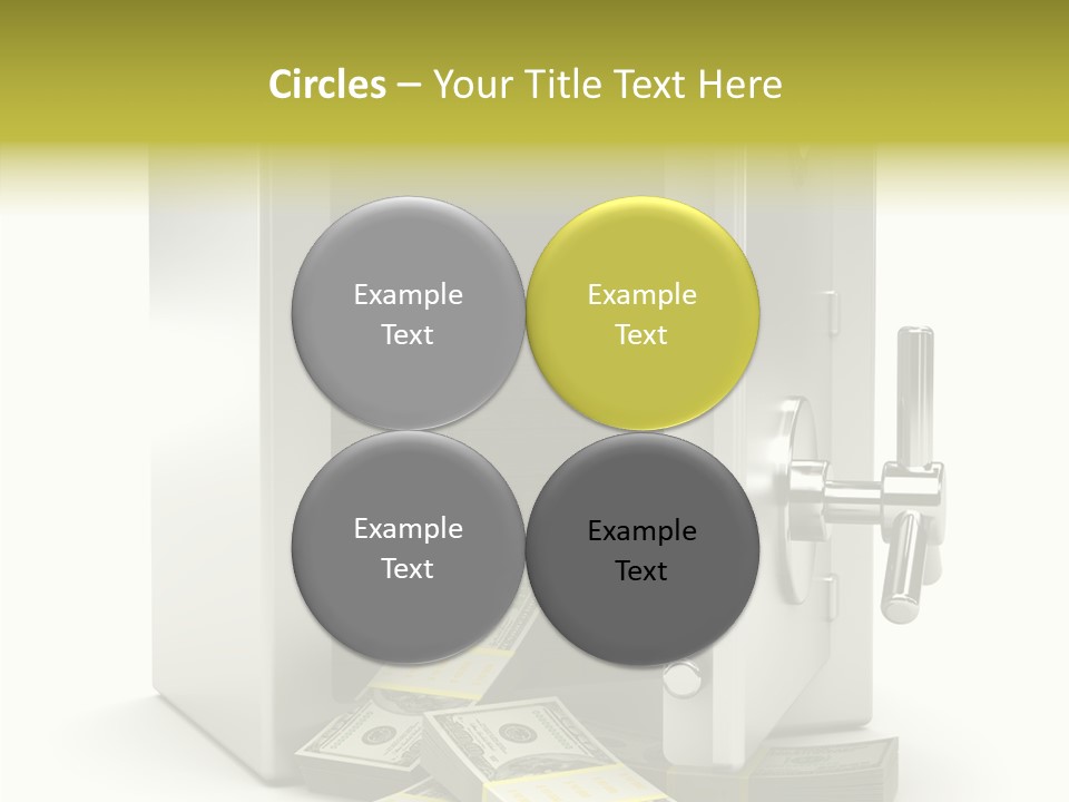 Greenback Thief Wages PowerPoint Template