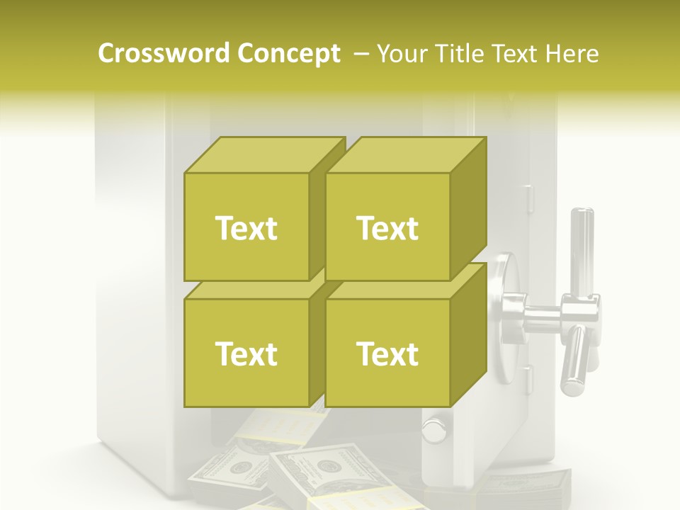 Greenback Thief Wages PowerPoint Template