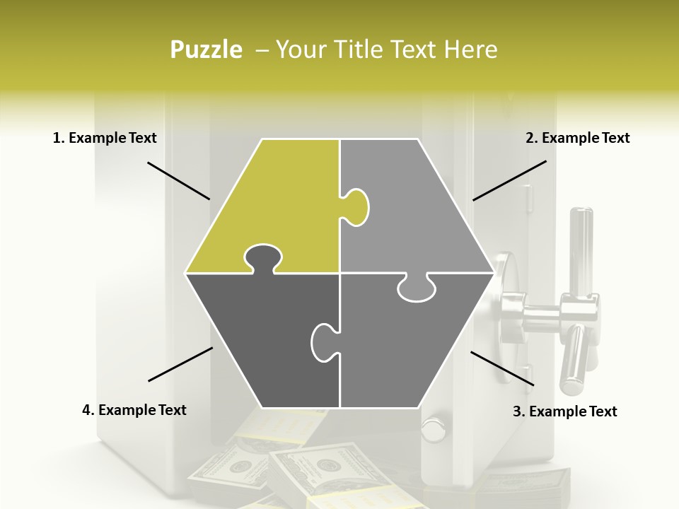 Greenback Thief Wages PowerPoint Template