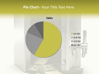 Greenback Thief Wages PowerPoint Template