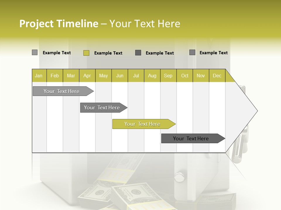 Greenback Thief Wages PowerPoint Template