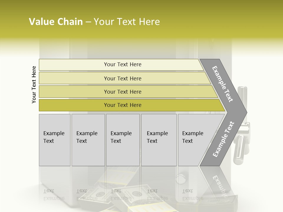 Greenback Thief Wages PowerPoint Template