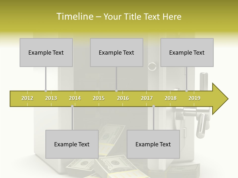 Greenback Thief Wages PowerPoint Template
