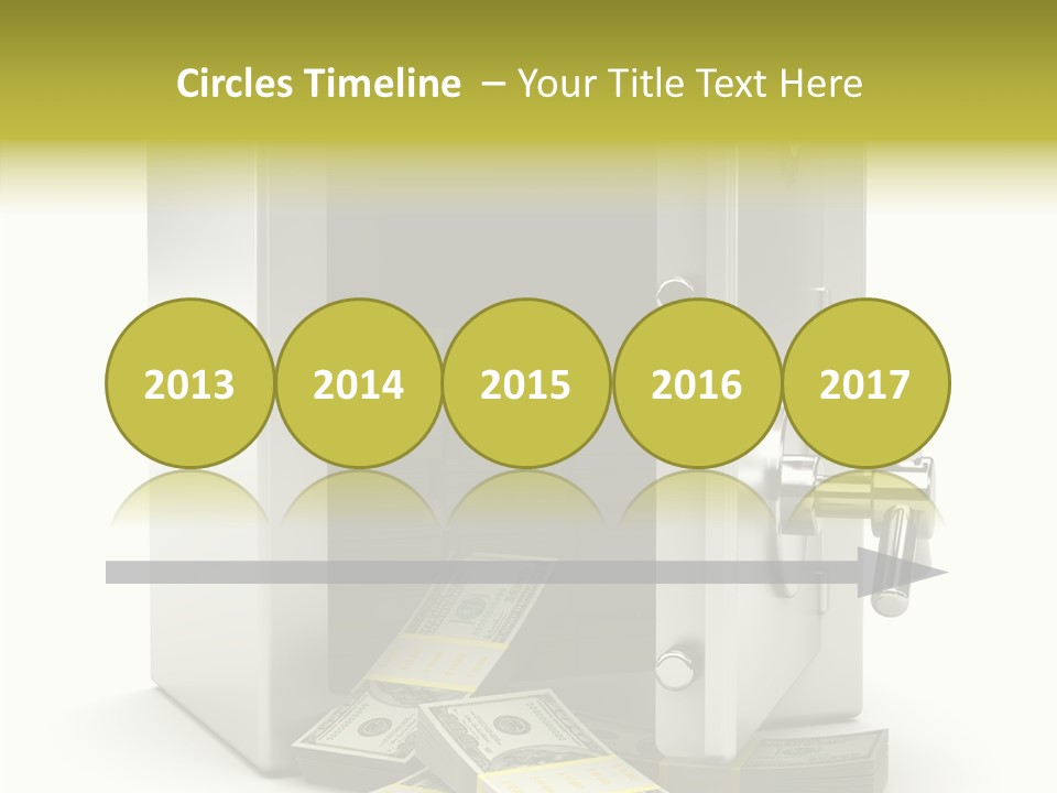 Greenback Thief Wages PowerPoint Template