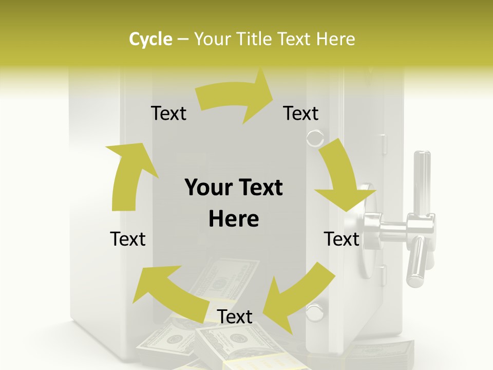 Greenback Thief Wages PowerPoint Template