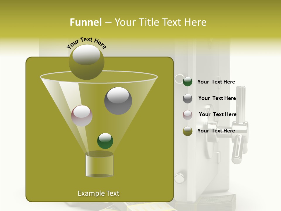 Greenback Thief Wages PowerPoint Template