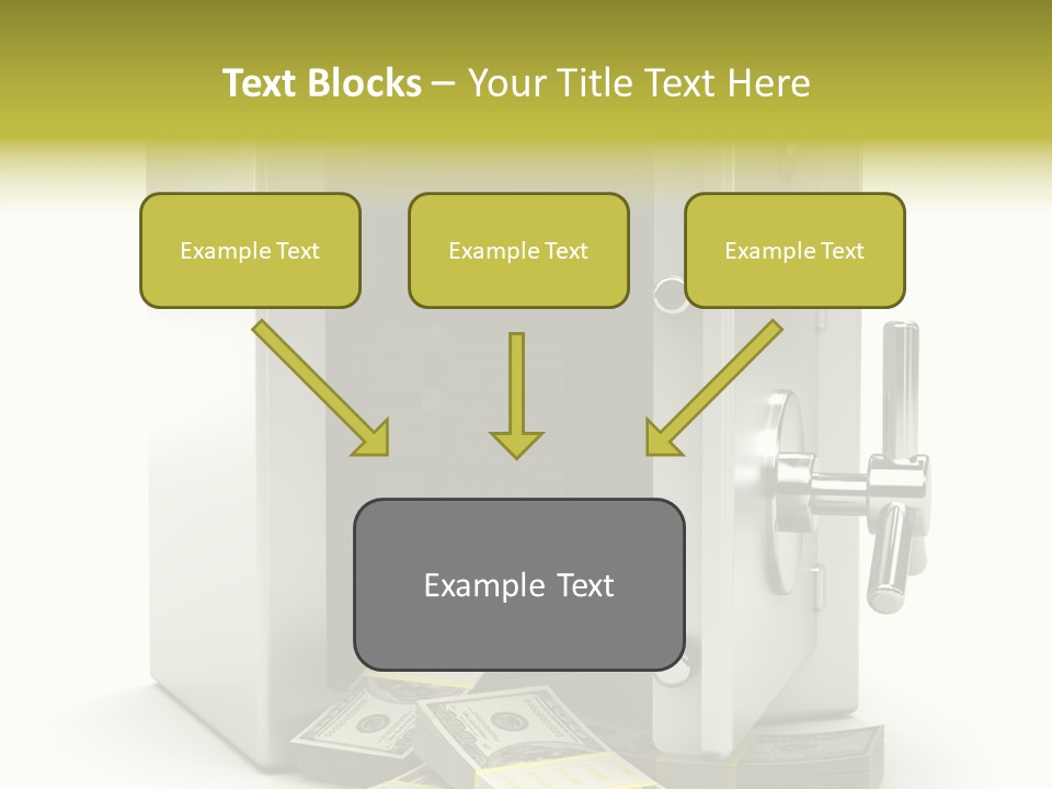 Greenback Thief Wages PowerPoint Template