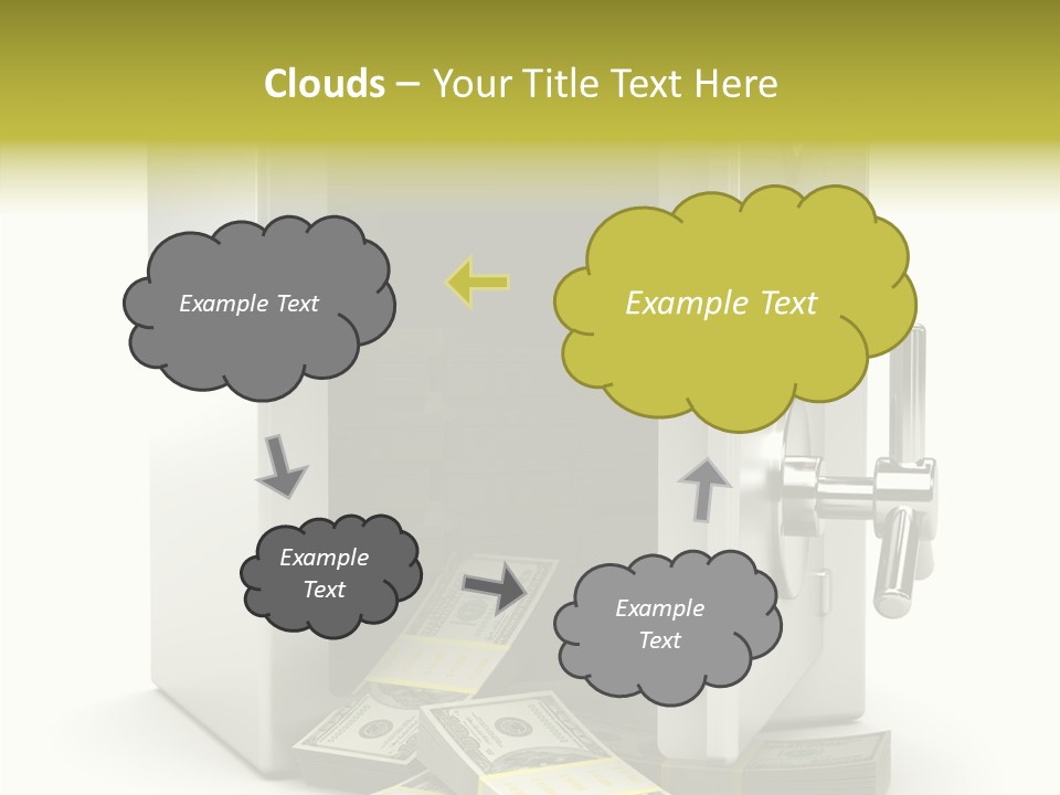 Greenback Thief Wages PowerPoint Template