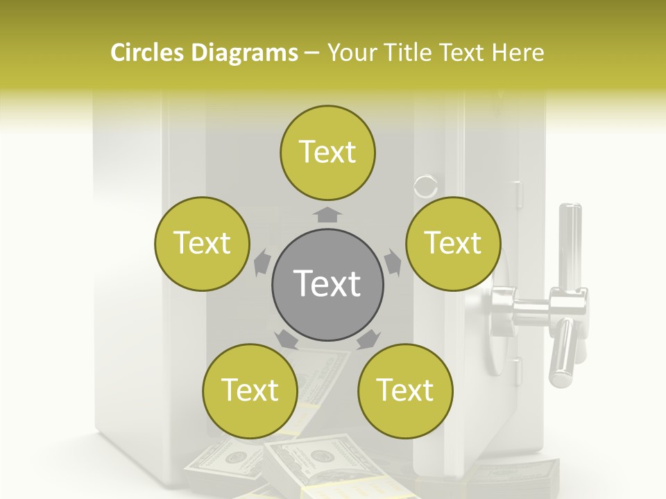 Greenback Thief Wages PowerPoint Template