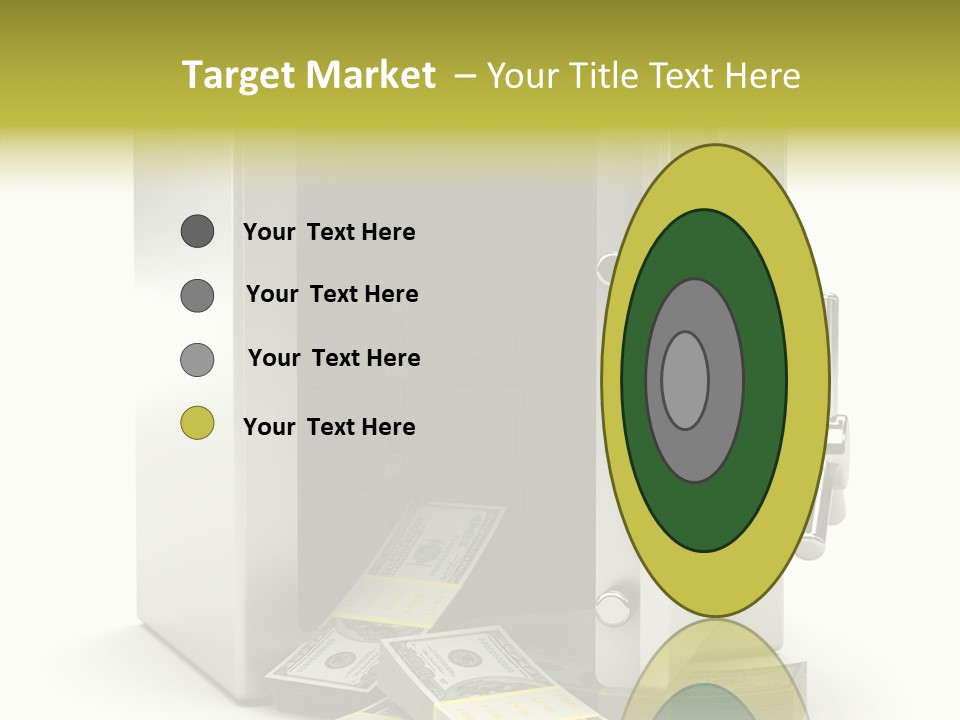 Greenback Thief Wages PowerPoint Template