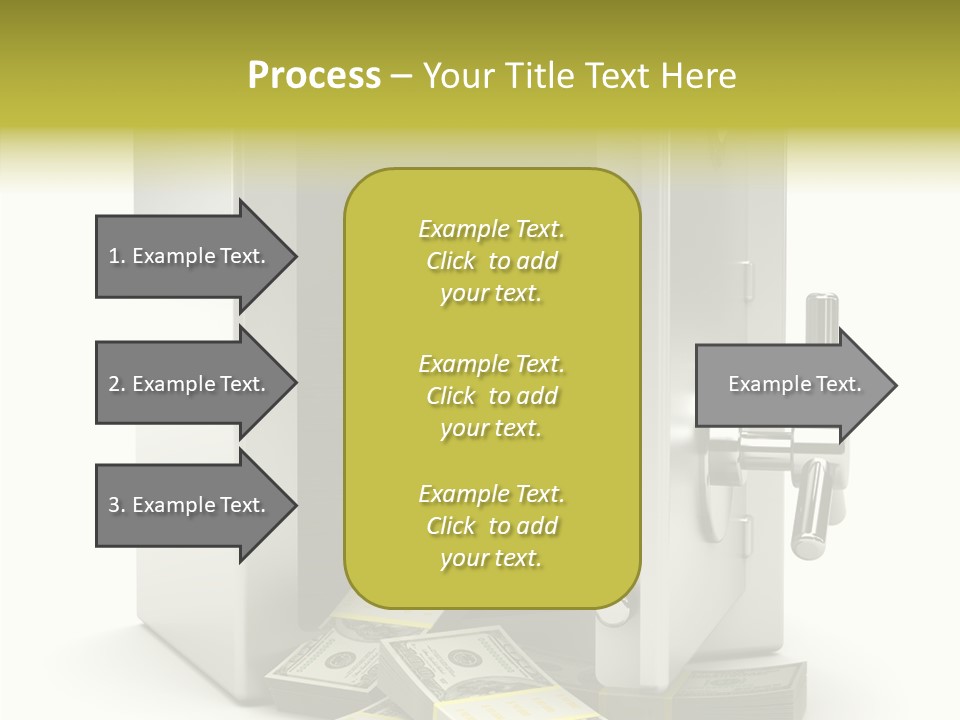 Greenback Thief Wages PowerPoint Template