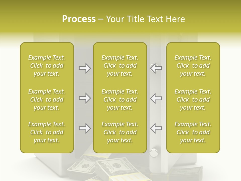 Greenback Thief Wages PowerPoint Template