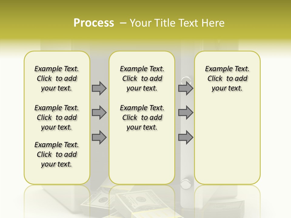 Greenback Thief Wages PowerPoint Template