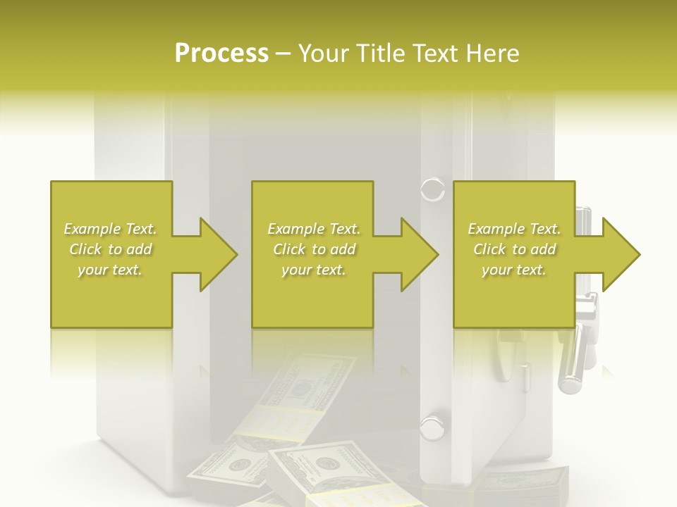 Greenback Thief Wages PowerPoint Template