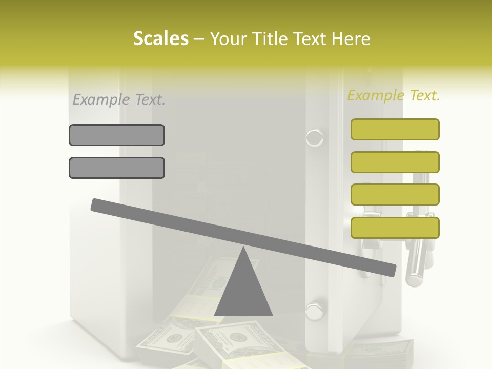 Greenback Thief Wages PowerPoint Template