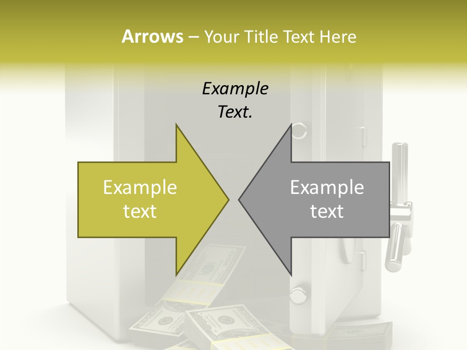 Greenback Thief Wages PowerPoint Template