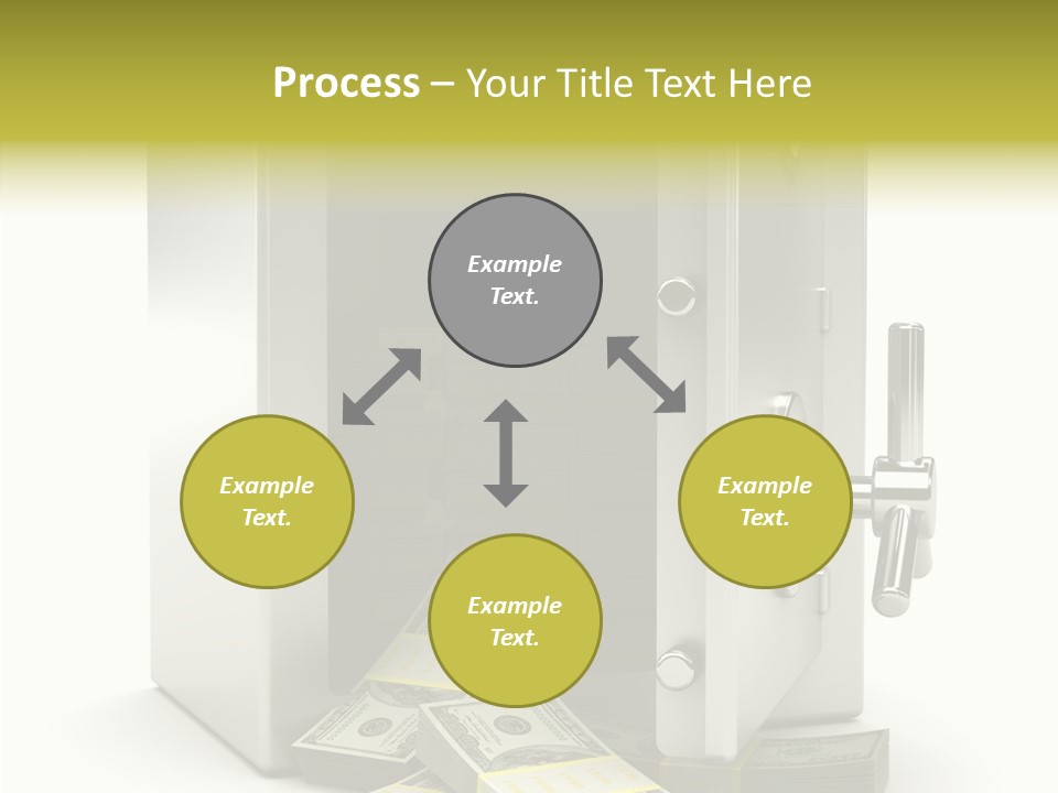 Greenback Thief Wages PowerPoint Template