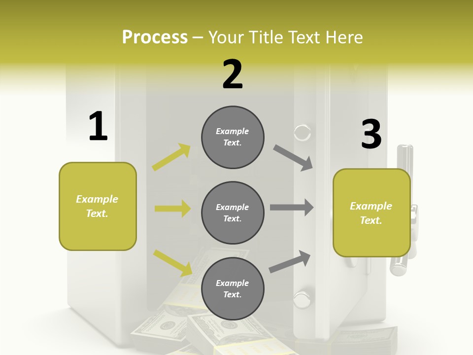 Greenback Thief Wages PowerPoint Template