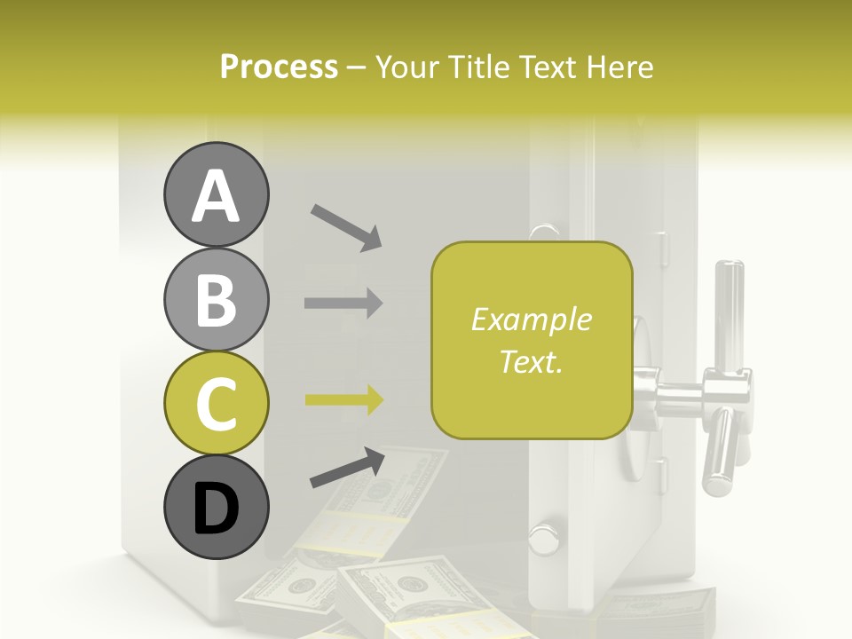 Greenback Thief Wages PowerPoint Template