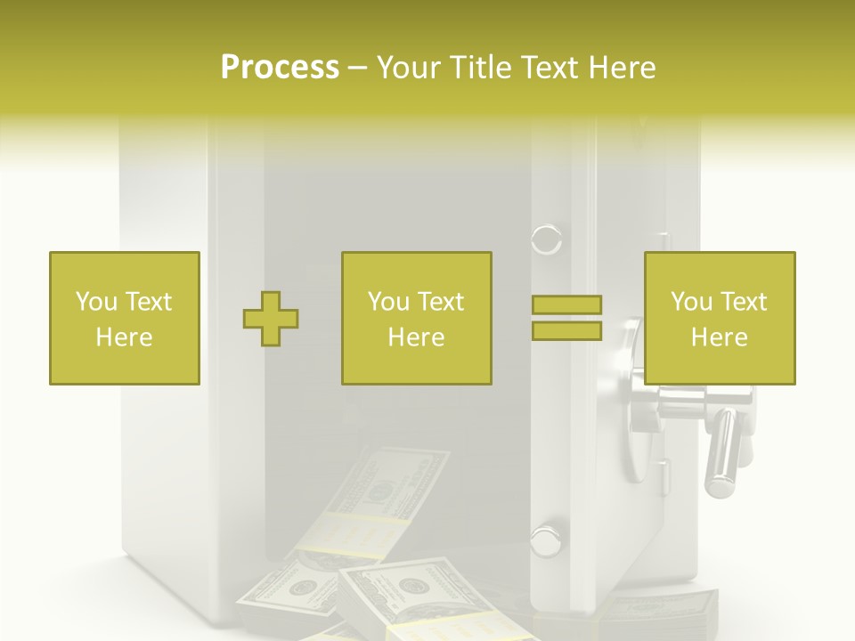 Greenback Thief Wages PowerPoint Template