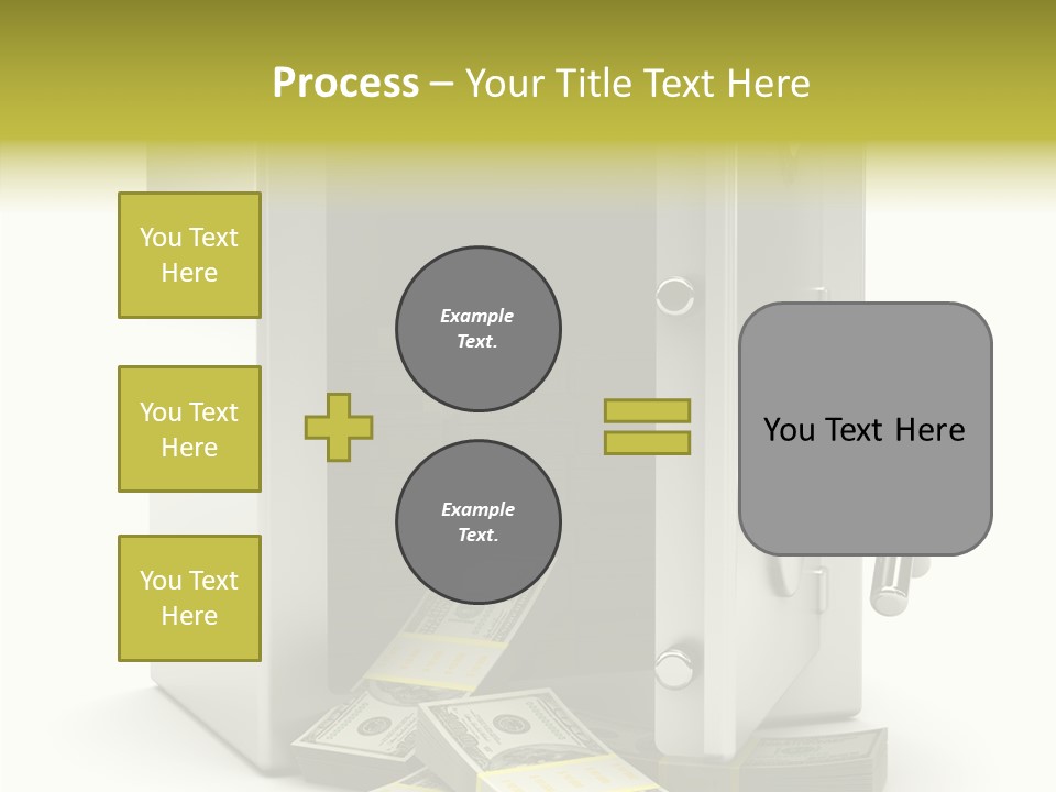 Greenback Thief Wages PowerPoint Template