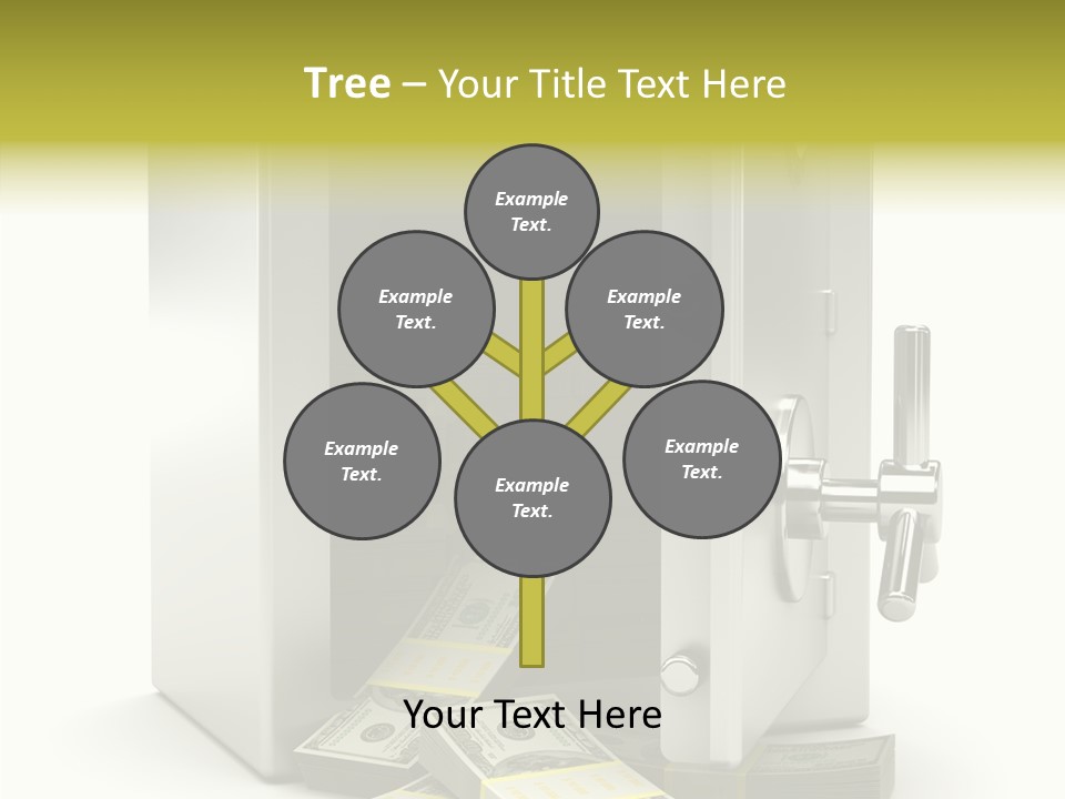 Greenback Thief Wages PowerPoint Template