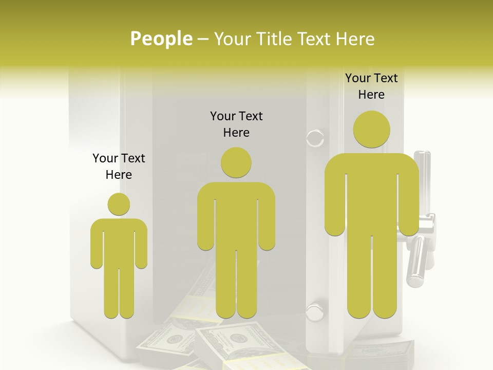 Greenback Thief Wages PowerPoint Template