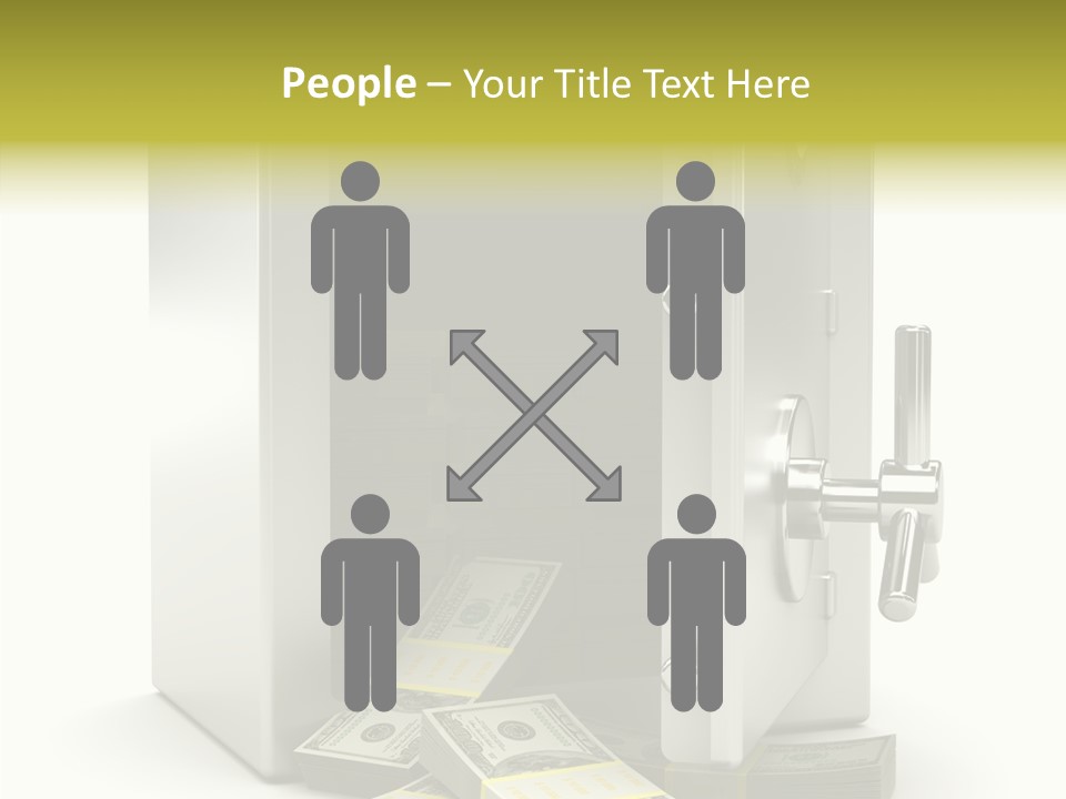 Greenback Thief Wages PowerPoint Template