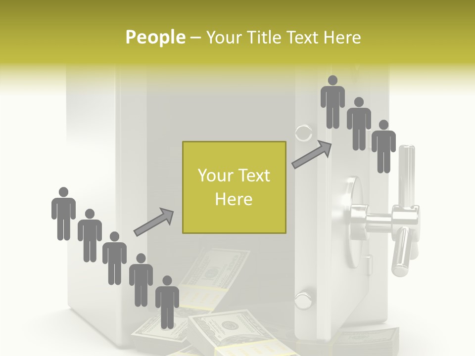 Greenback Thief Wages PowerPoint Template