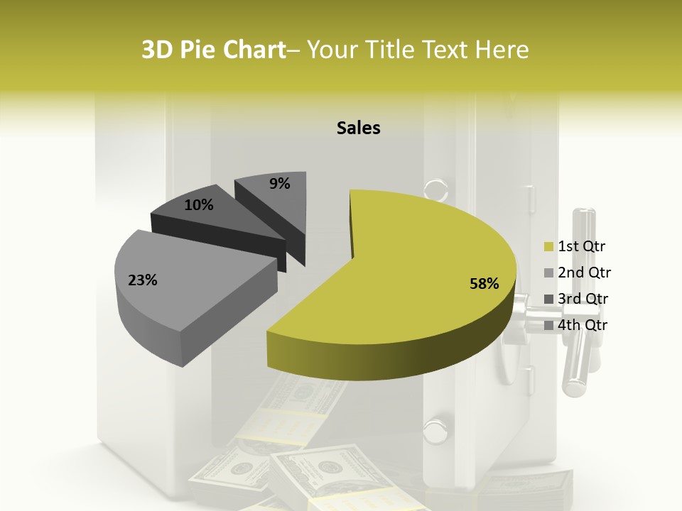 Greenback Thief Wages PowerPoint Template