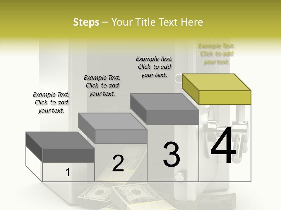 Greenback Thief Wages PowerPoint Template
