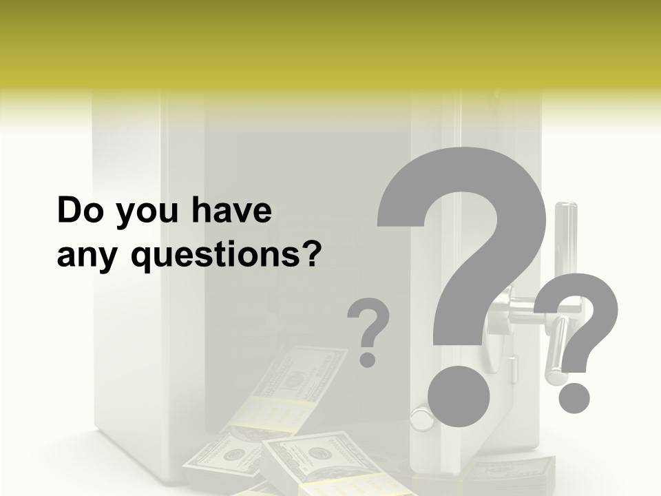 Greenback Thief Wages PowerPoint Template