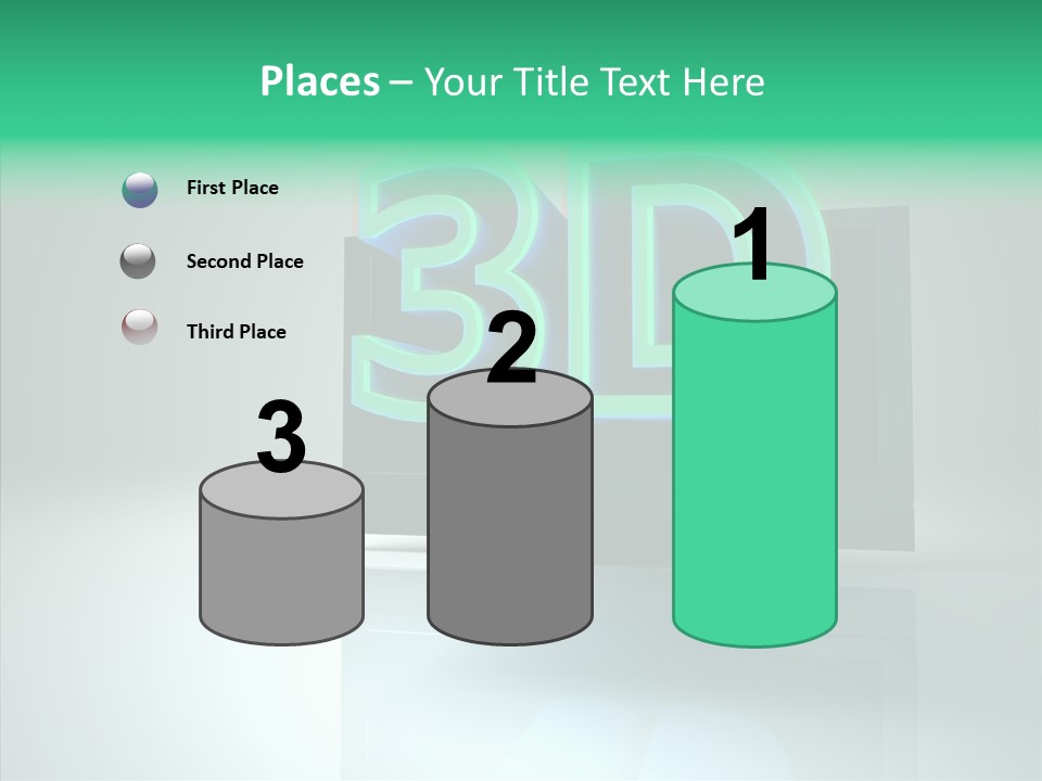Illustration Display Screen PowerPoint Template