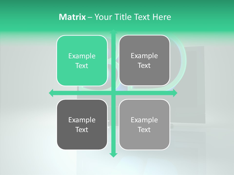 Illustration Display Screen PowerPoint Template