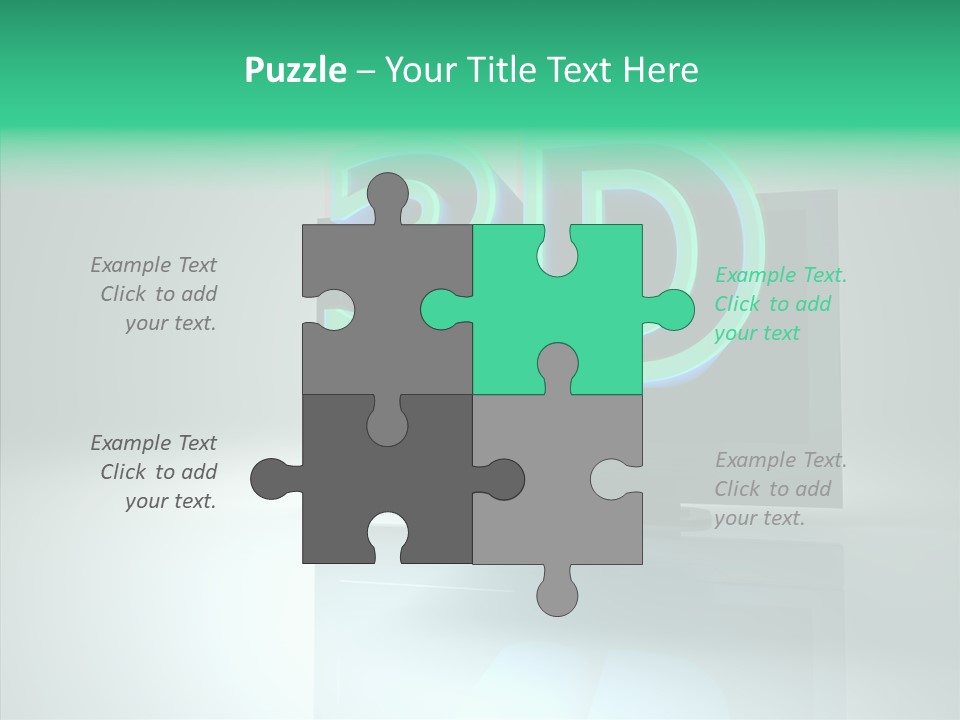 Illustration Display Screen PowerPoint Template